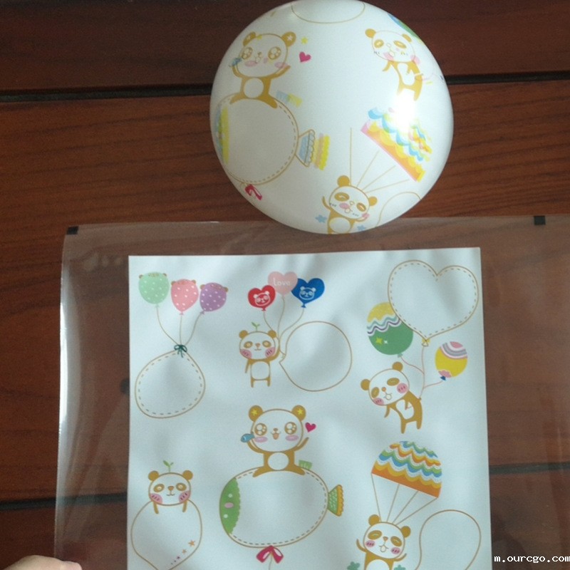 异型热转印膜加工 PVC玩具外壳热转印加工印刷 LOGO定制